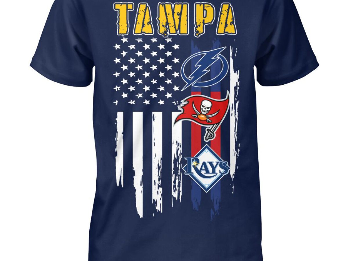 Campus Lifestyle Womens Tampa Bay Rays Heathered Navy Blue T-Shirt XL