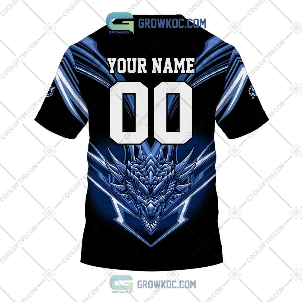 NHL Tampa Bay Lightning Mix Jersey Custom Personalized Hoodie T Shirt  Sweatshirt - Growkoc