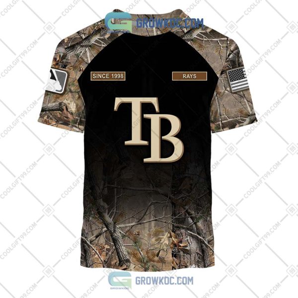 Tampa Bay Rays MLB Personalized Hunting Camouflage Hoodie T Shirt