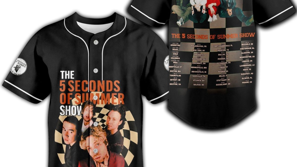 5 Seconds Of Summer Personalized Baseball Jersey - HipposFashion