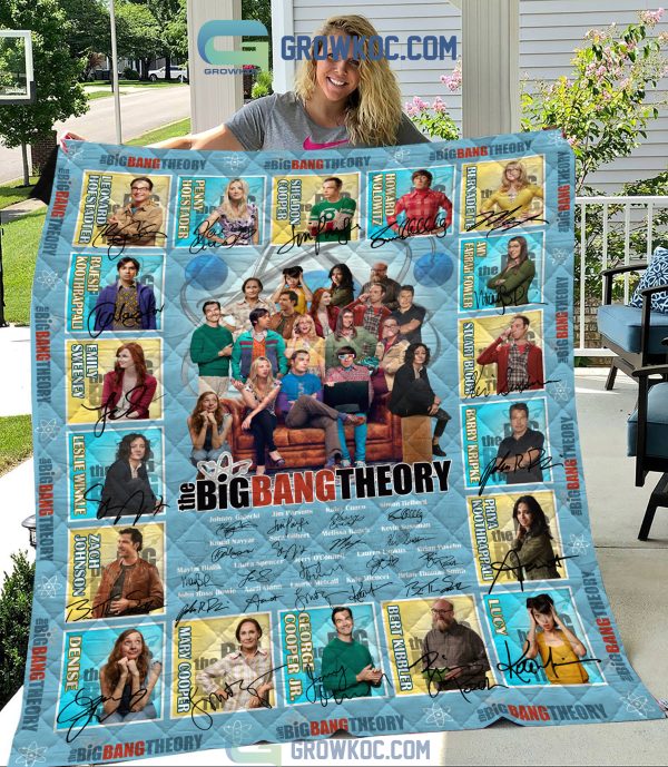 The Big Bang Theory Sitcom TV Series Fleece Blanket Quilt