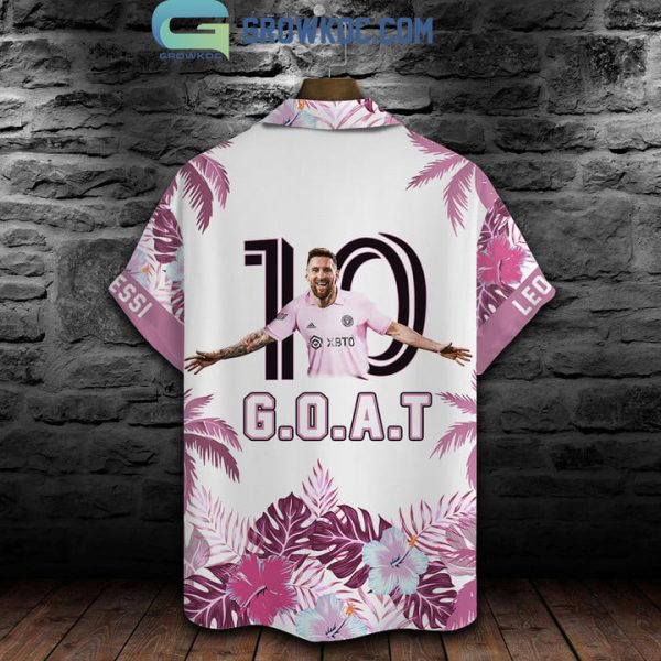 The Goat El Pulga Messi 10 Miami FC Hawaiian Shirt