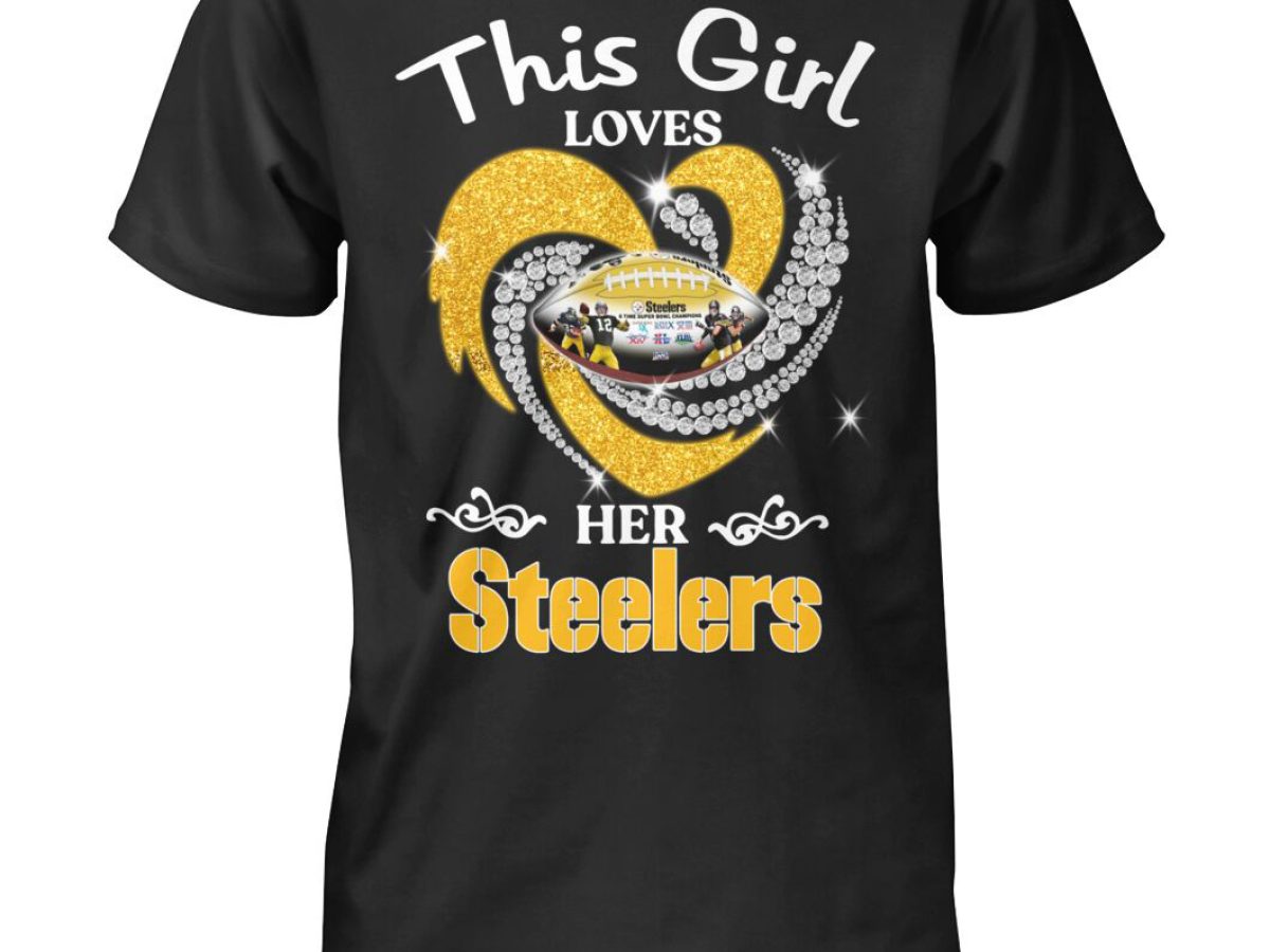 InspireTeesbyPaula Steelers Girl Tee XL