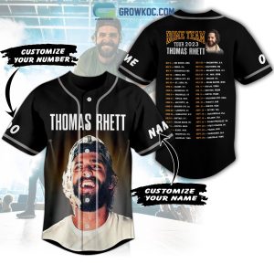 Thomas Rhett Die A Happy Man Home Team Tour 2023 Personalized Baseball Jersey