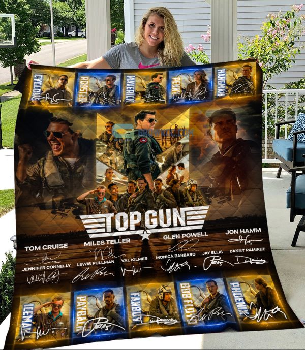 Top Gun Tom Cruise Fleece Blanket Quilt