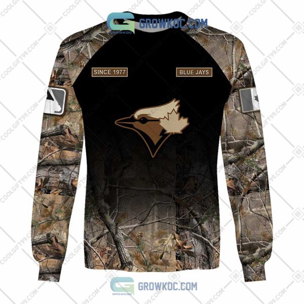 Toronto Blue Jays MLB Personalized Hunting Camouflage Hoodie T Shirt