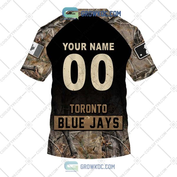 Toronto Blue Jays MLB Personalized Hunting Camouflage Hoodie T Shirt