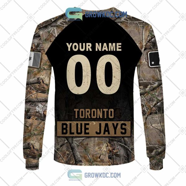 Toronto Blue Jays MLB Personalized Hunting Camouflage Hoodie T Shirt