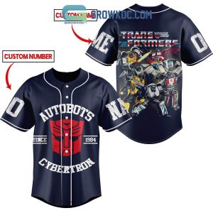 Transformers Autobots Cybertron 2023 Personalized Baseball Jersey