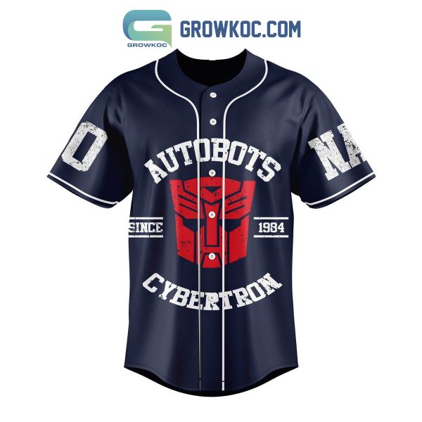 Transformers Autobots Cybertron 2023 Personalized Baseball Jersey