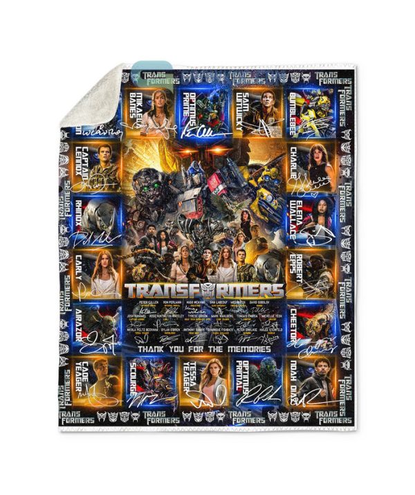 Transformers Rise Of The Beasts 2023 Fleece Blanket Quilt