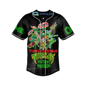 Turtles Teenage Mutant Ninja Personalized Baseball Jersey