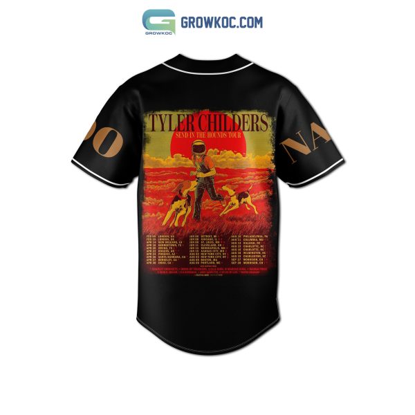 Tyler Childers Sending In The Hounds Tour 2023 Personalized Baseball Jersey