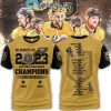 Vegas Golden Knights NHL Team Western Conference Champions Gold Hoodie T Shirt