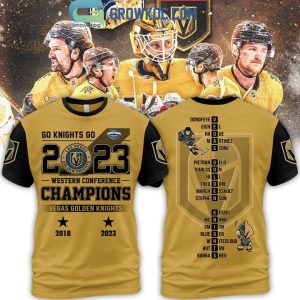 Vegas Golden Go Knights Go 2023 Champions Gold Hoodie T Shirt