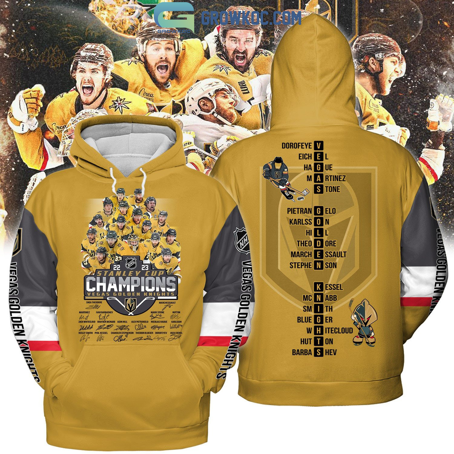 Vegas Golden Knights 2023 Stanley Cup Champions Most Canadian Players In  The NHL shirt, hoodie, sweater, long sleeve and tank top