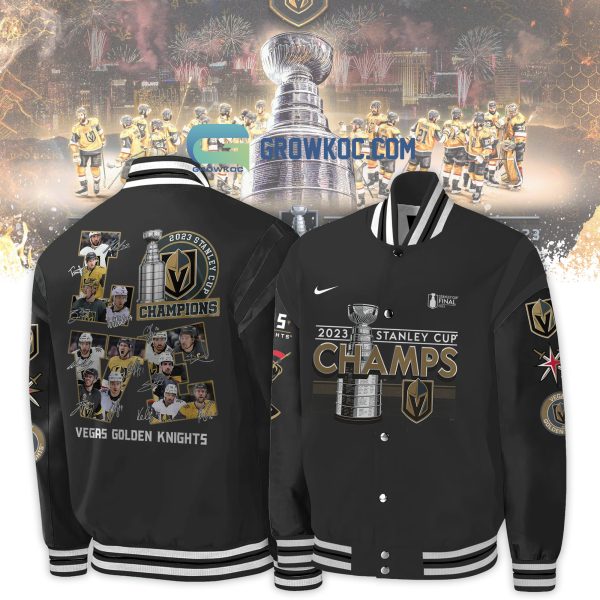 Vegas Golden Knights 2023 Stanley Cup Champions Love Baseball Jacket