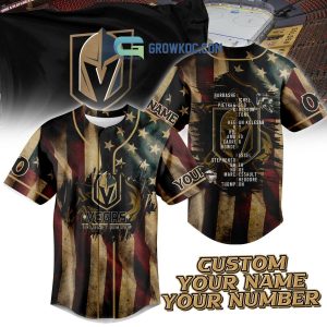 Vegas Golden Knights 4 July United States Of American Personalized Baseball Jersey