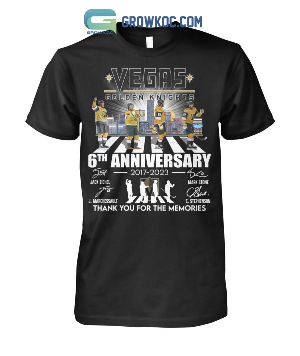 Vegas Golden Knights 6th Anniversary 2017 2023 T Shirt