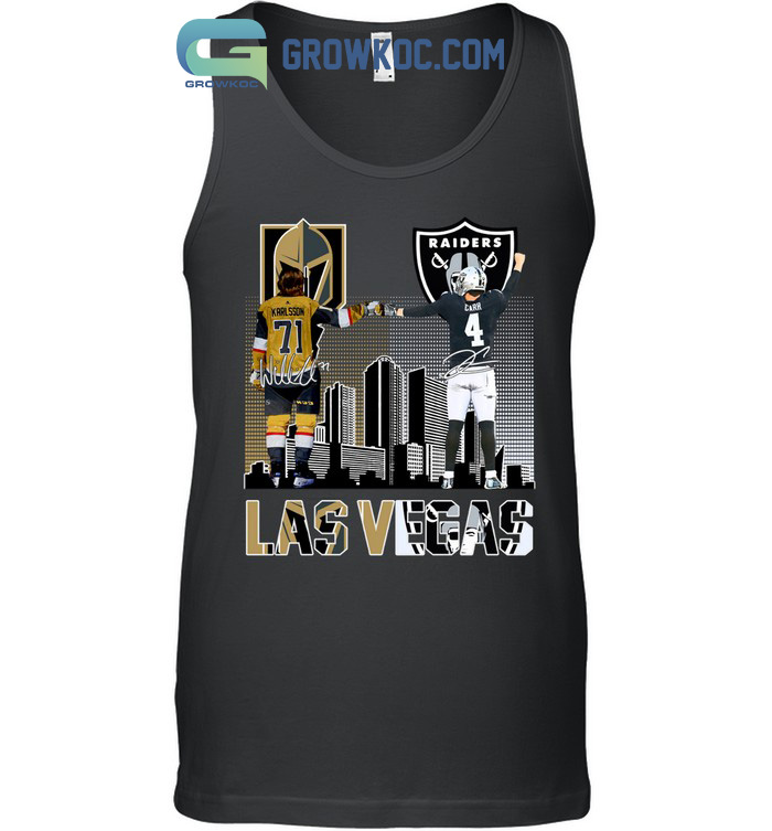 Vegas Golden Knights And Las Vegas Raiders Champion T Shirt - Growkoc