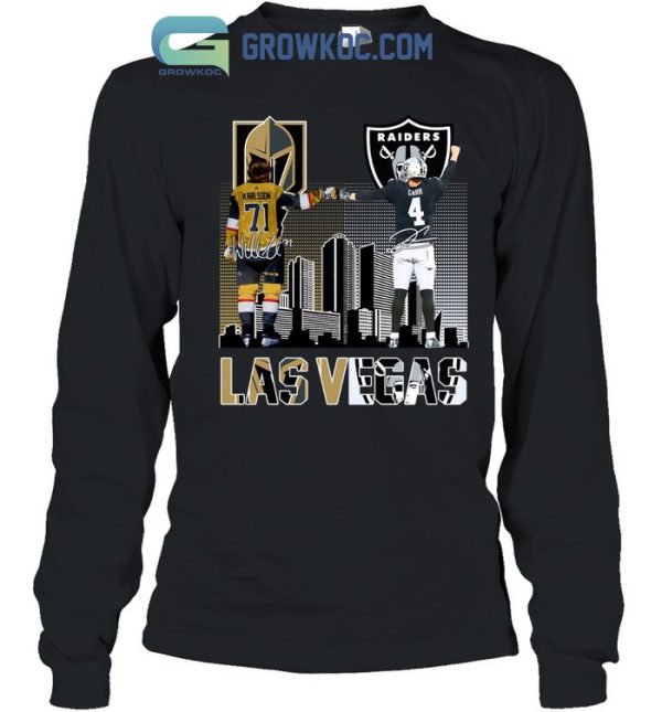 Vegas Golden Knights And Las Vegas Raiders Champion T Shirt