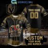 Vegas Golden Knights Custom Personalized Gold Design Baseball Jersey