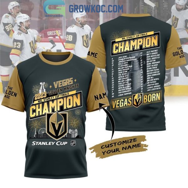 Vegas Golden Knights NHL Stanley Cup Finals 2023 Personalized Hoodie T Shirt