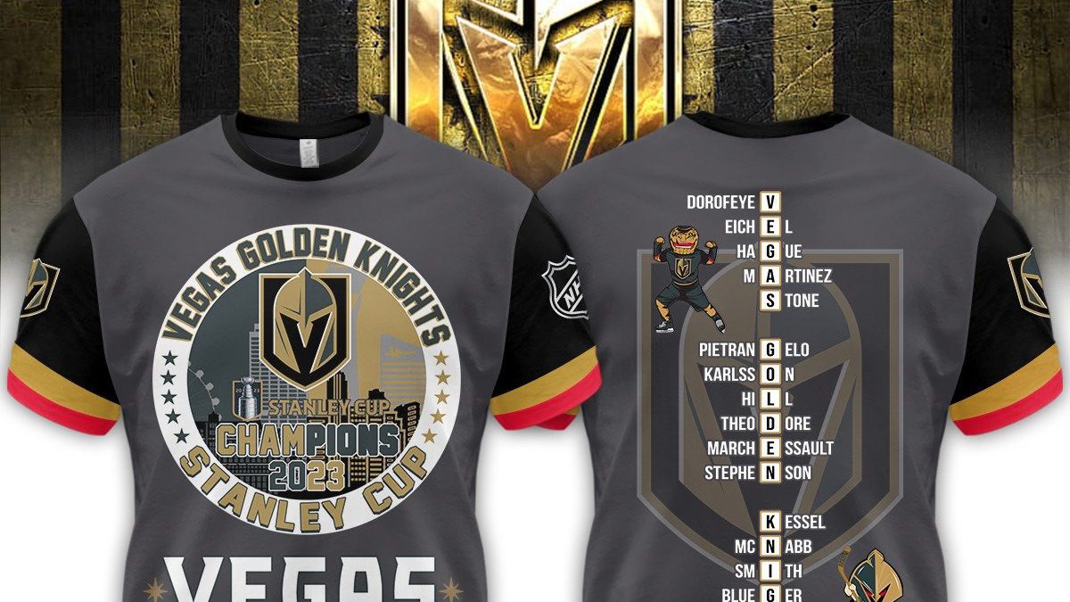 Official golden Knights Las Vegas Hockey 2023 Champions T-Shirt, hoodie,  sweater, long sleeve and tank top