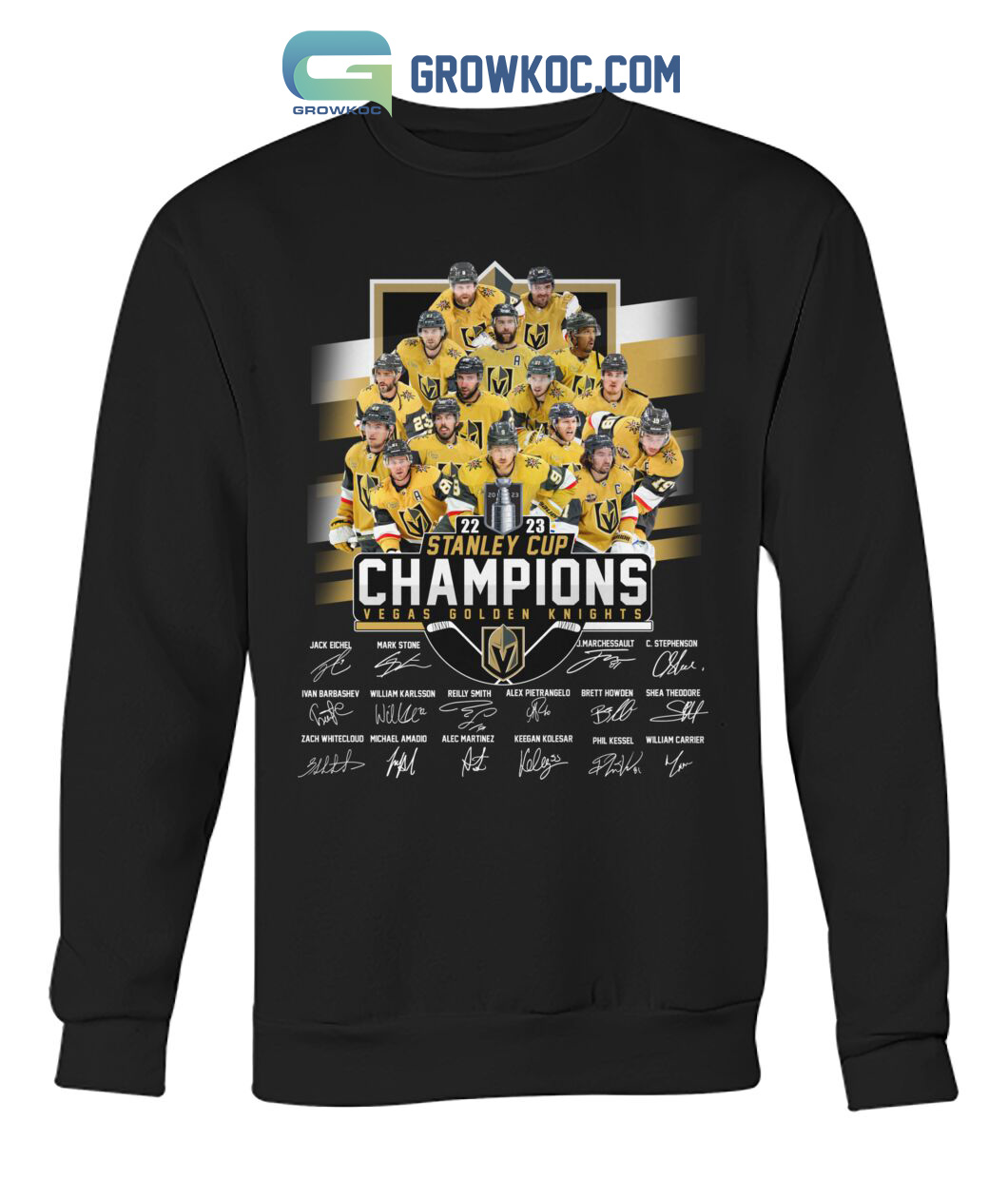 Vegas Golden Knights 2023 Stanley Cup Champions T-Shirt - Adult