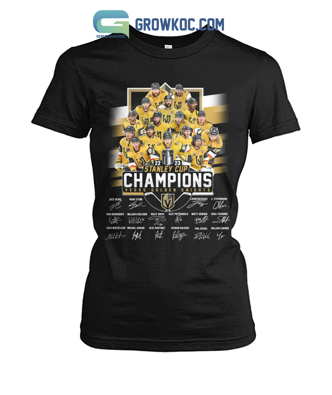 Vegas Golden Knights crowned 2022 2023 Stanley Cup Champions shirt 