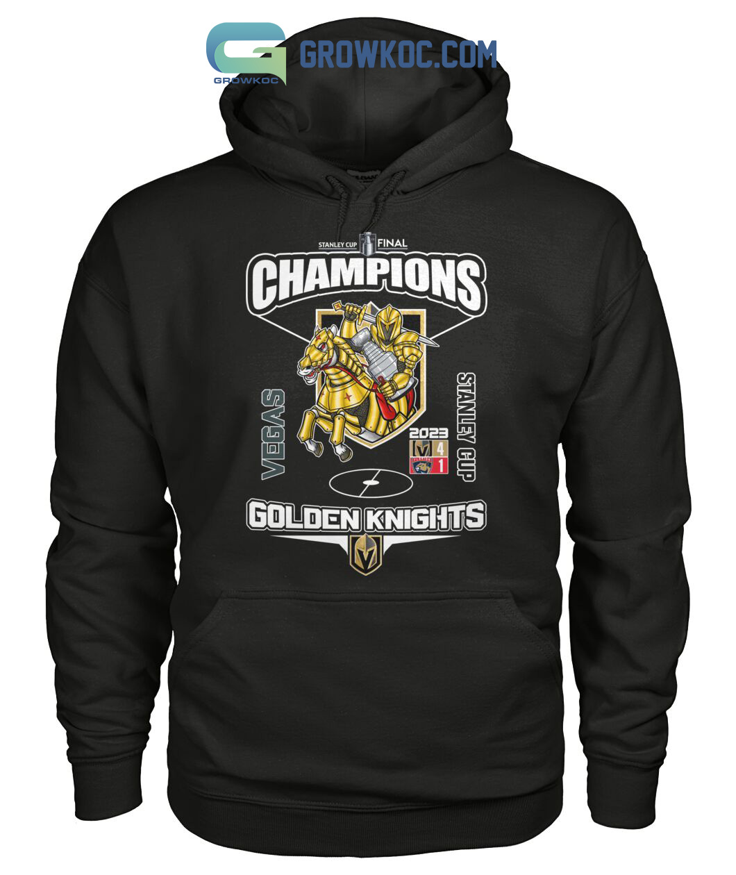 Vegas Golden Knights Love Gold Design Team Stanley Cup Champions Hoodie T  Shirt - Growkoc
