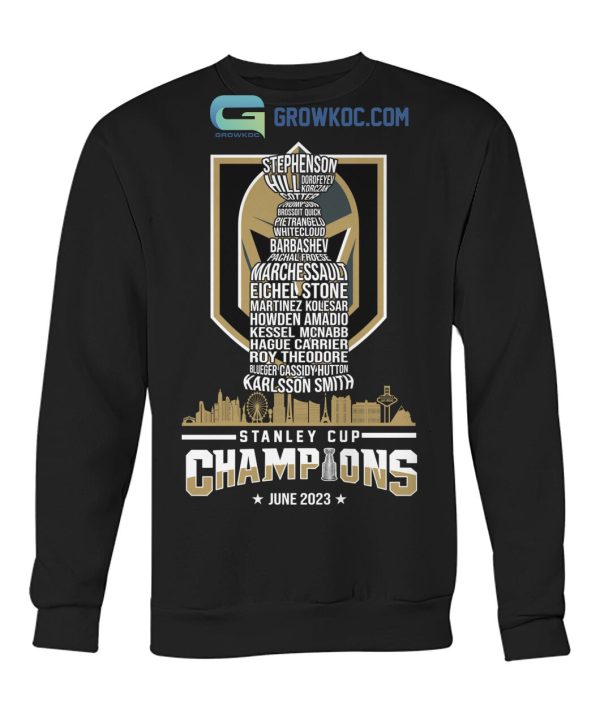 Vegas Golden Knights Stanley Cup June Champions Best Team Make History T Shirt