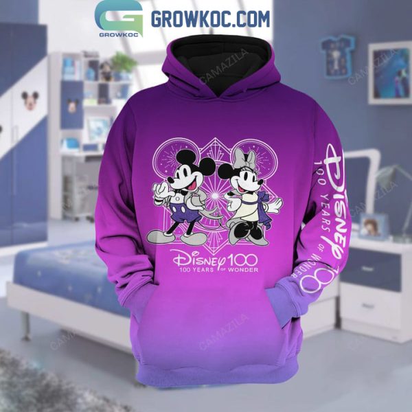 Walt Disney 100 Years Of Wonder Goofy Pluto Donal Duck Hoodie T Shirt