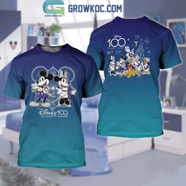 Walt Disney 100 Years Of Wonder Hoodie T Shirt