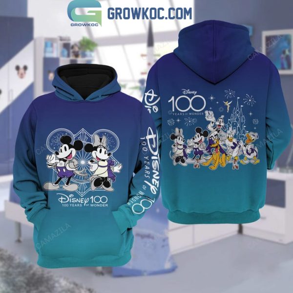 Walt Disney 100 Years Of Wonder Hoodie T Shirt