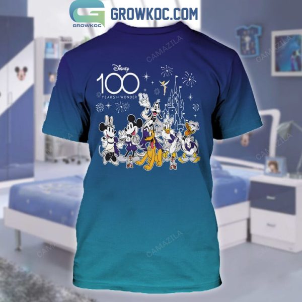 Walt Disney 100 Years Of Wonder Hoodie T Shirt