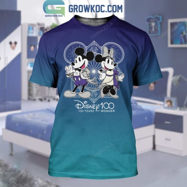 Walt Disney 100 Years Of Wonder Hoodie T Shirt