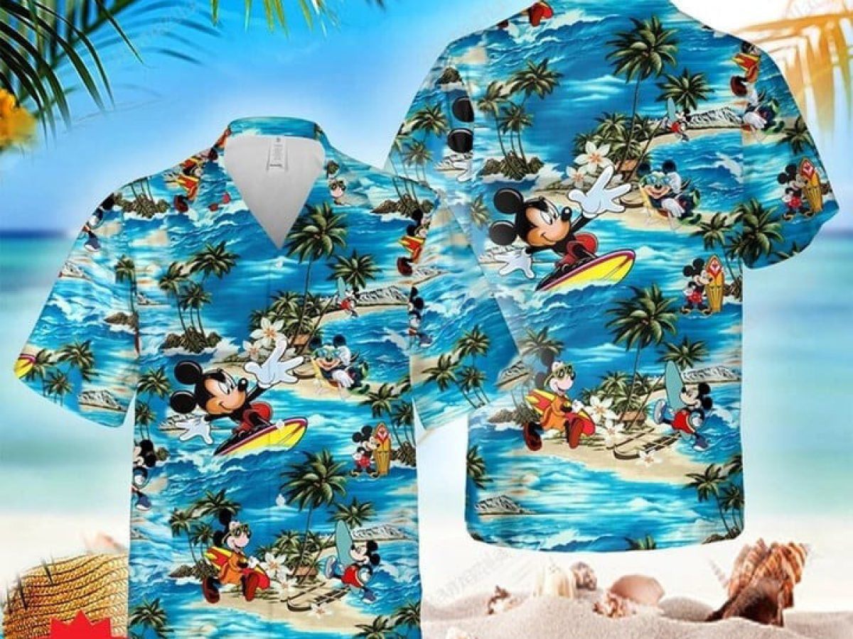 Green Bay Packers Mickey Mouse Summer Hot 3D Hawaiian Shirt