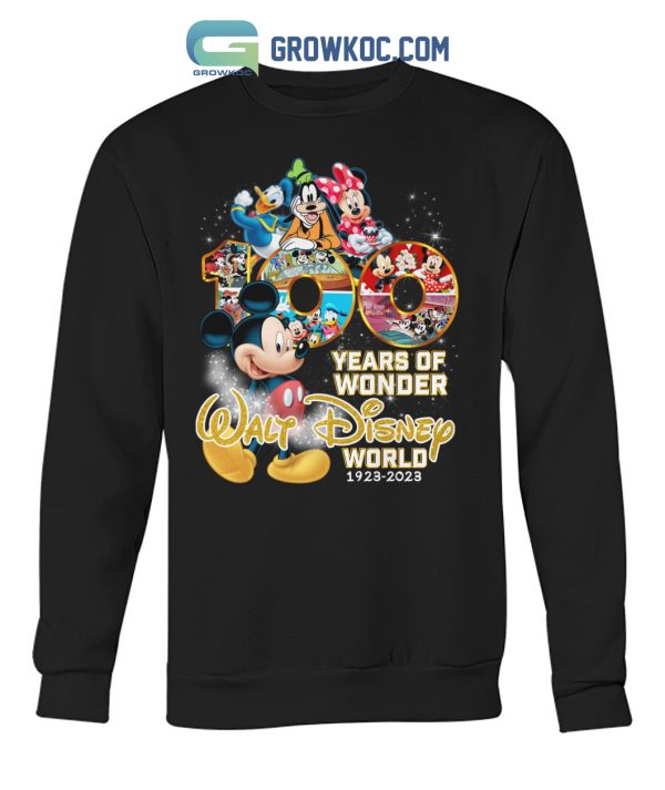 Walt Disney World 1923 2023 100 Years Of Wonder Mickey T Shirt