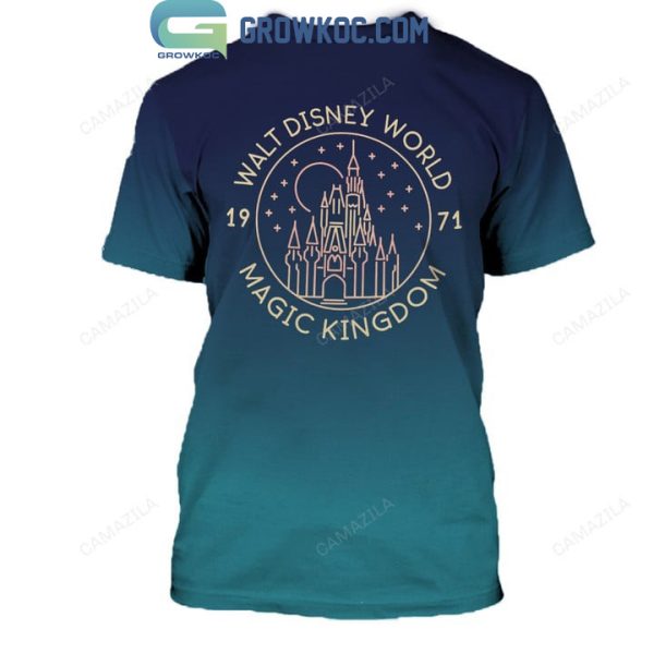 Walt Disney World 1971 Magic Kingdom Hoodie T Shirt
