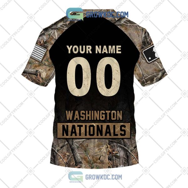 Washington Nationals MLB Personalized Hunting Camouflage Hoodie T Shirt