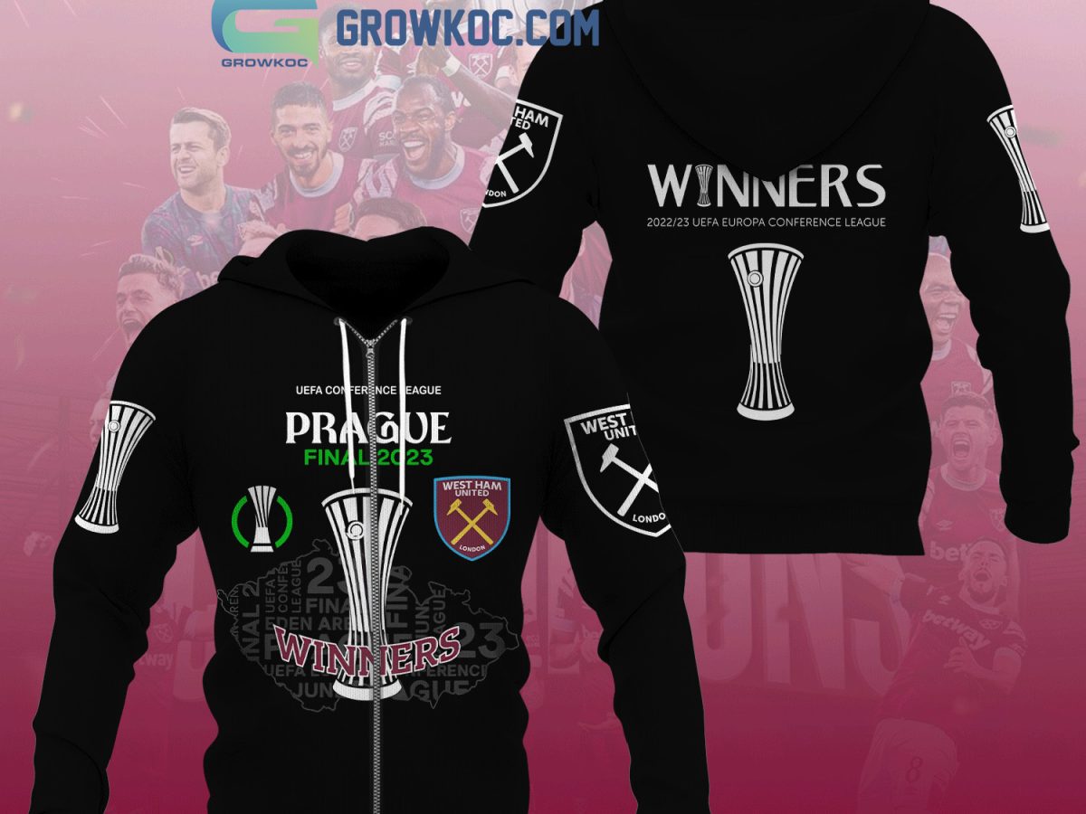 Celebrate West Ham United UEFA Europa Conference League 2022-23 Champions  Shirt - Guineashirt Premium ™ LLC