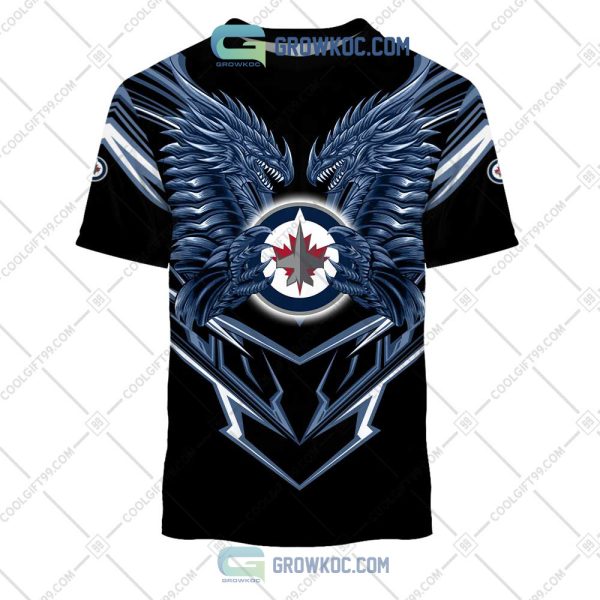 Winnipeg Jets NHL Personalized Dragon Hoodie T Shirt