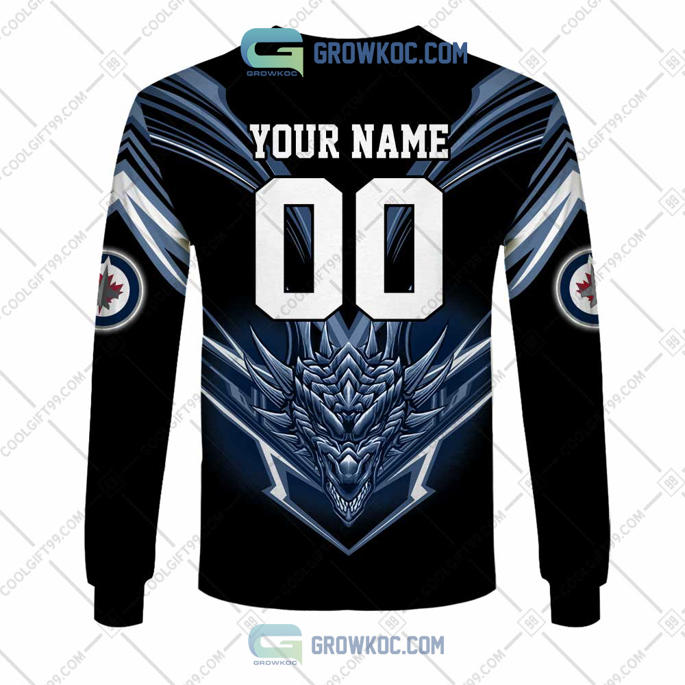 Winnipeg Jets NHL Personalized Dragon Hoodie T Shirt