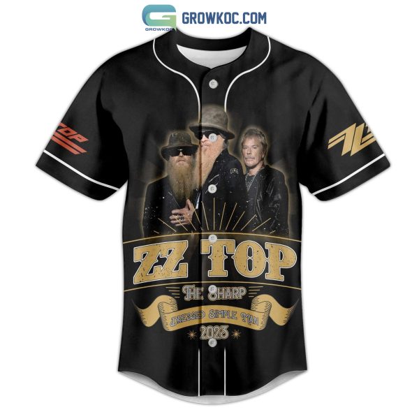ZZ Top The Sharp Dressed Simple Man Tour 2023 Personalized Baseball Jersey
