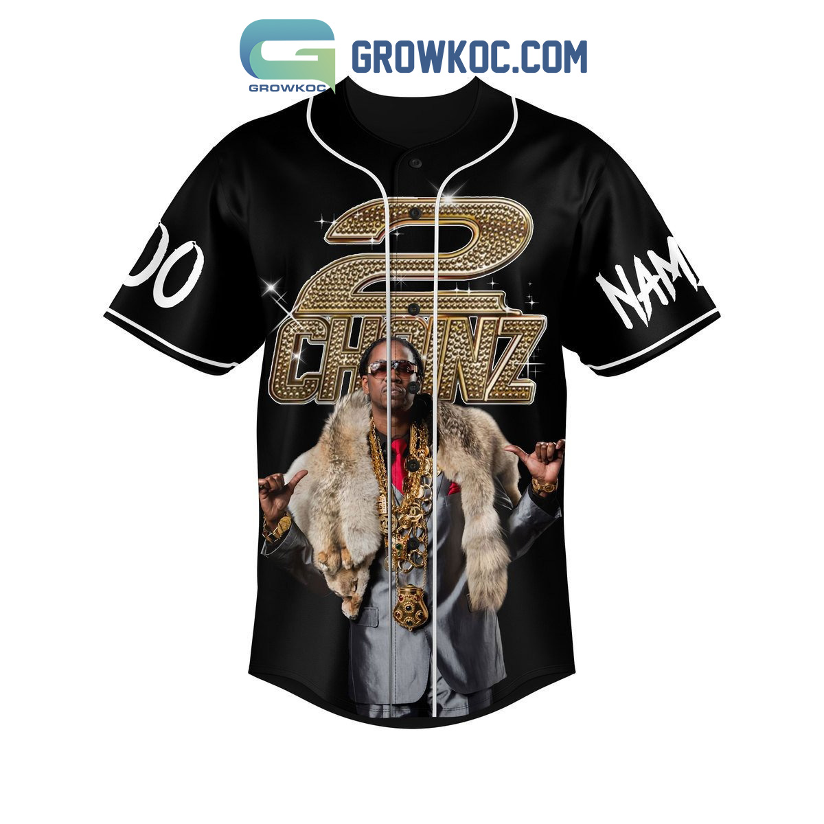 2 Chainz Im So High I Can Sing To A Chandelier Personalized Baseball Jersey