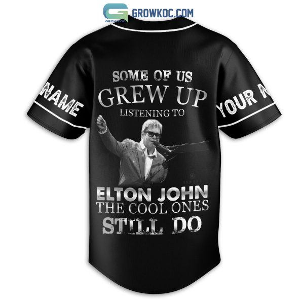 50 Years Of Touring Elton John Memories Personalized Baseball Jersey