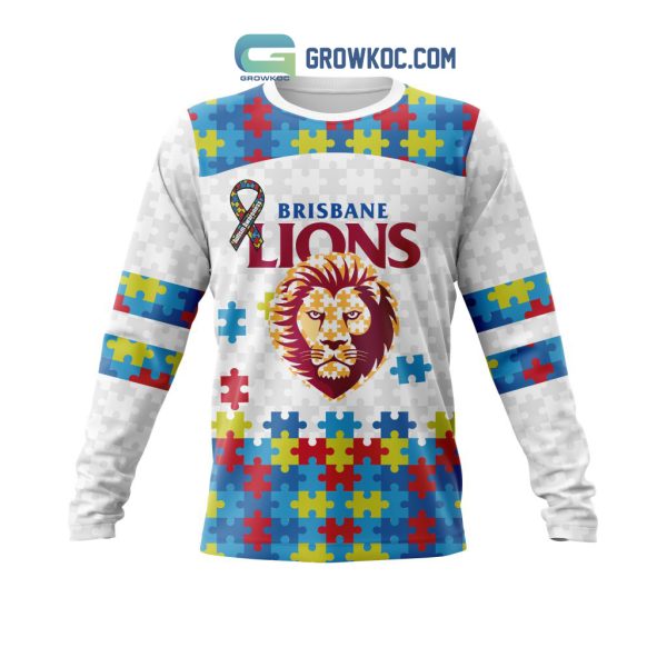 AFL Brisbane Lions Autism Awareness Personalized Hoodie T Shirt