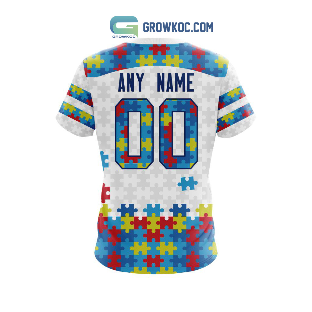 AFL Essendon Football Club Autism Awareness Personalized Hoodie T Shirt