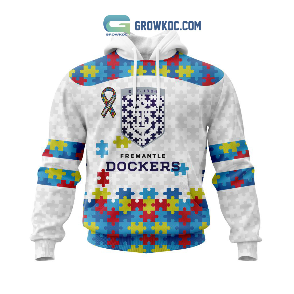 AFL Fremantle Dockers Autism Awareness Personalized Hoodie T Shirt